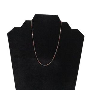 Vintage Multicolored Glazed Dots Gold Toned Lightweight Choker Style Necklace